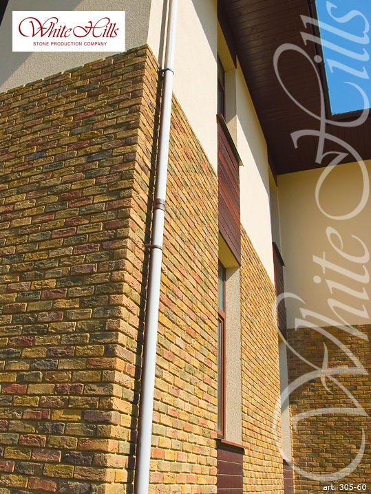 Облицовочный камень White Hills, Бремен Брик, цвет 305-60
