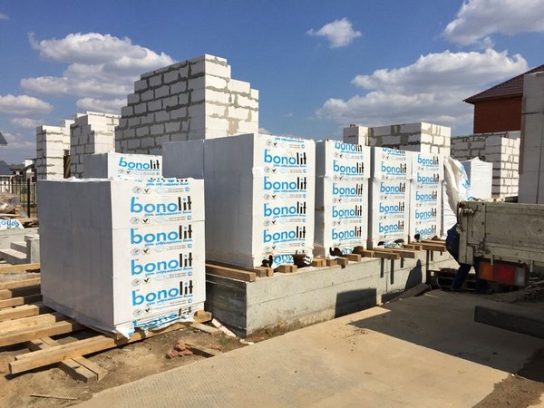 Газобетонные блоки Bonolit (Старая Купавна) D300 В2 600х250х350